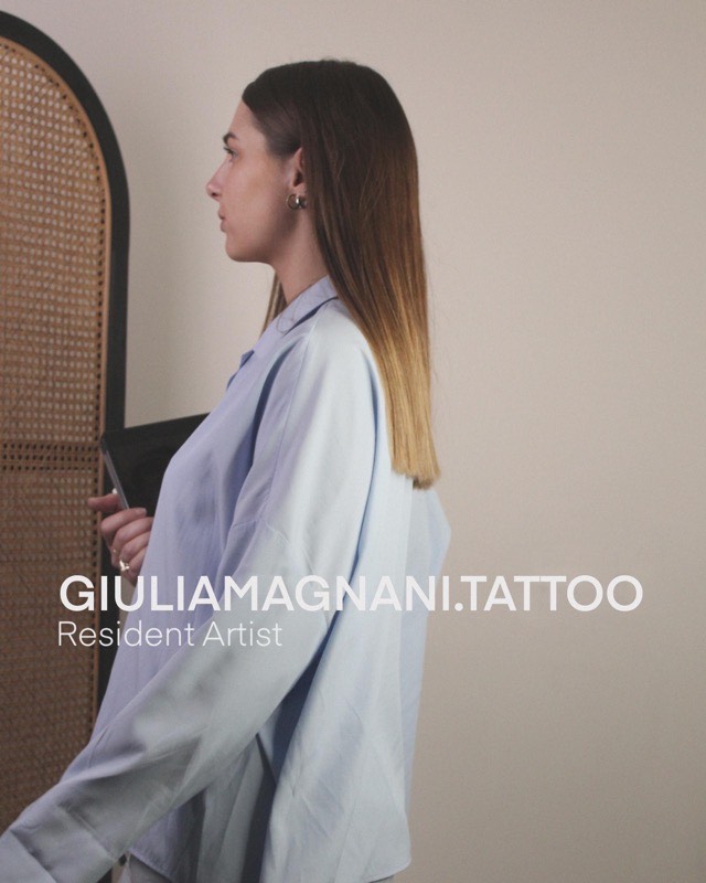 Giulia Magnani — Resident Artist, ETRA Tattoo Studio Torino