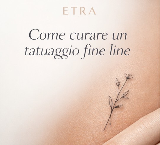 Come curare un tatuaggio fine line