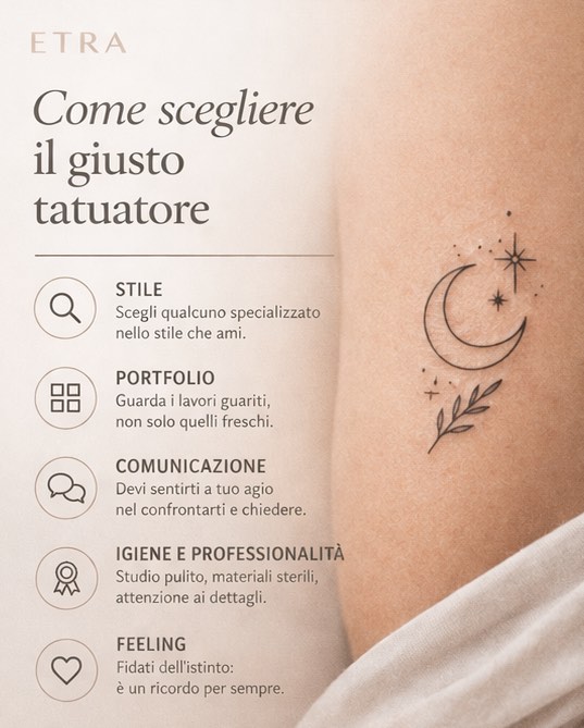 Come scegliere il giusto tatuatore