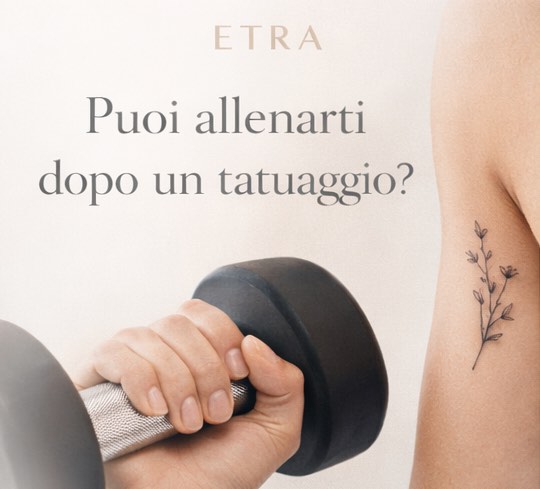 Puoi allenarti dopo un tatuaggio