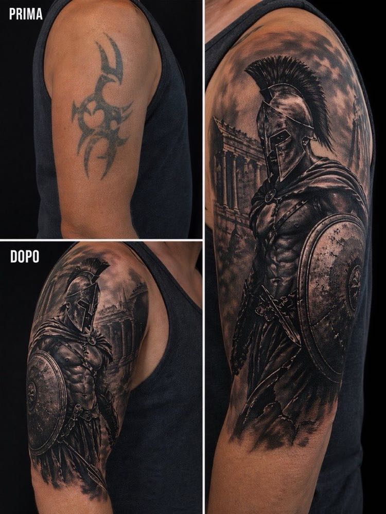 Tatuaggio cover up: coprire un vecchio tatuaggio
