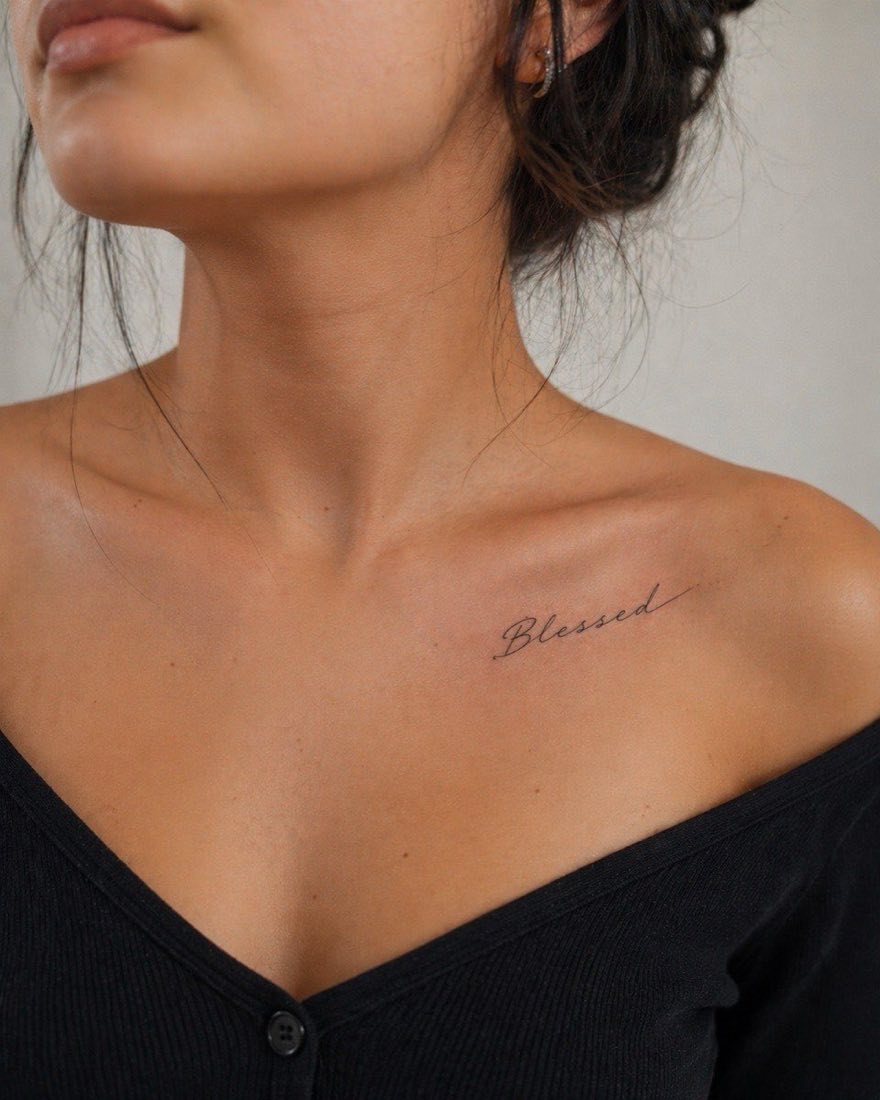 Tatuaggi donna fine line