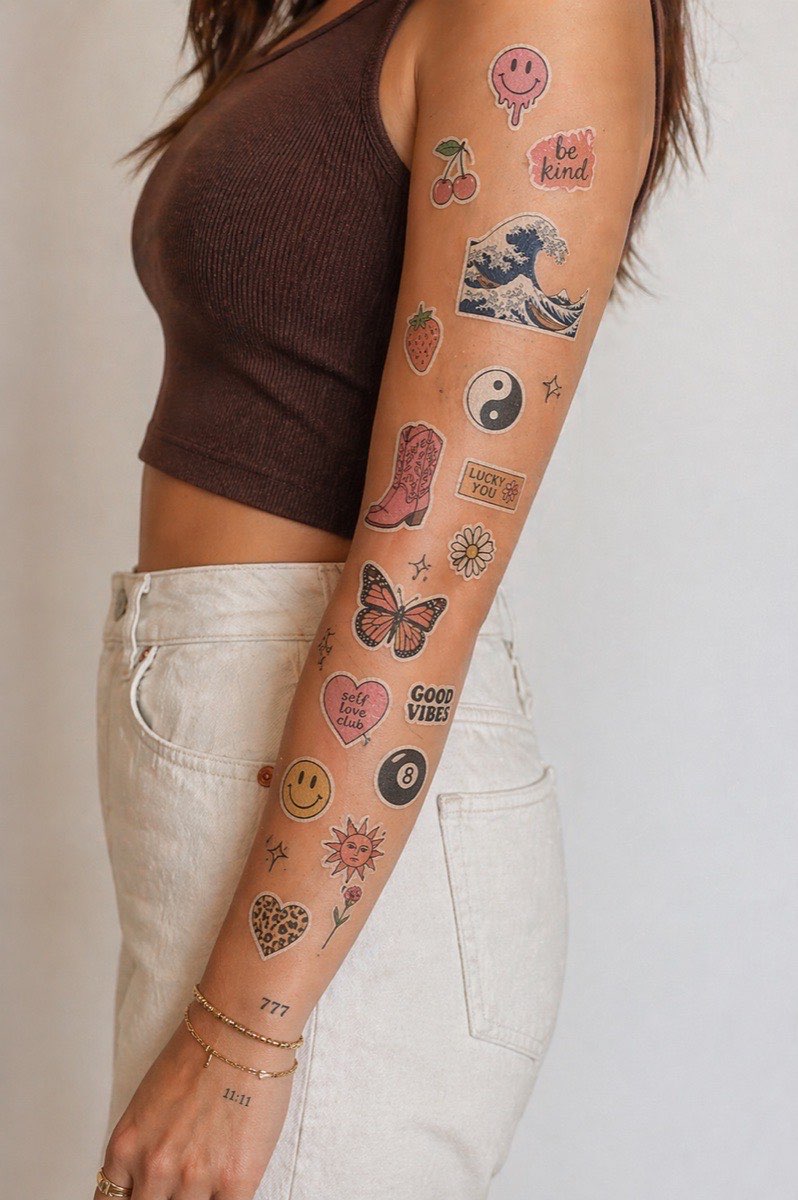 Tatuaggio patchwork sleeve
