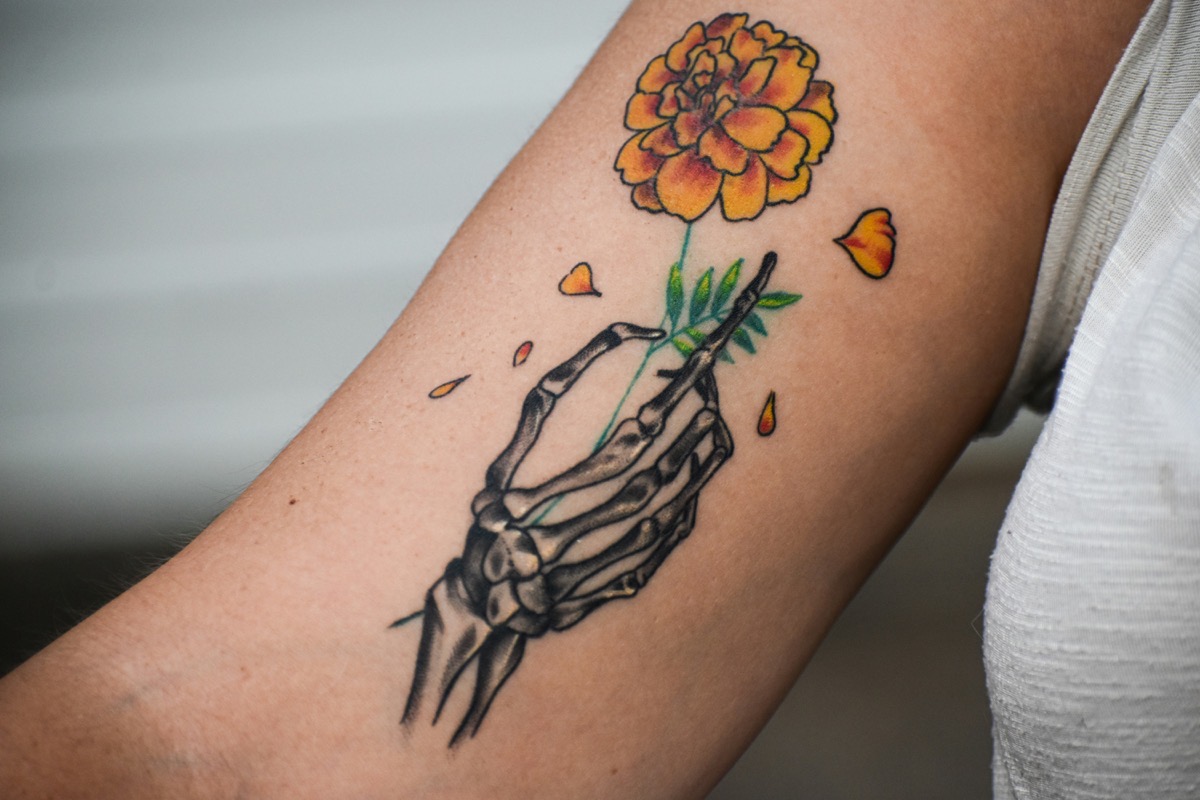 Botanical tattoo